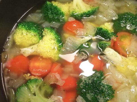 野菜たっぷり コンソメスープ